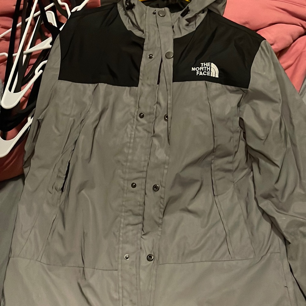 North face reflective windbreaker